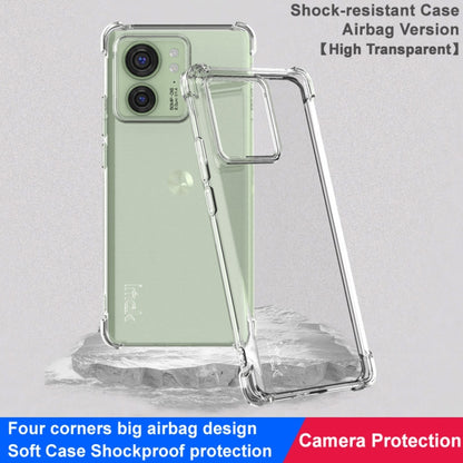 For Motorola Edge 40 5G imak Shockproof Airbag TPU Phone Case(Transparent) - Motorola Cases by imak | Online Shopping UK | buy2fix