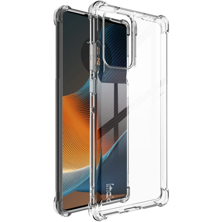 For Motorola Edge 50 Fusion 5G imak Shockproof Airbag TPU Phone Case(Transparent) - Motorola Cases by imak | Online Shopping UK | buy2fix