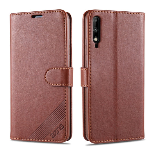 For Huawei Enjoy 10 / Honor Play 3 AZNS Sheepskin Texture Horizontal Flip Leather Case with Holder & Card Slots & Wallet(Brown) - Honor Cases by AZNS | Online Shopping UK | buy2fix