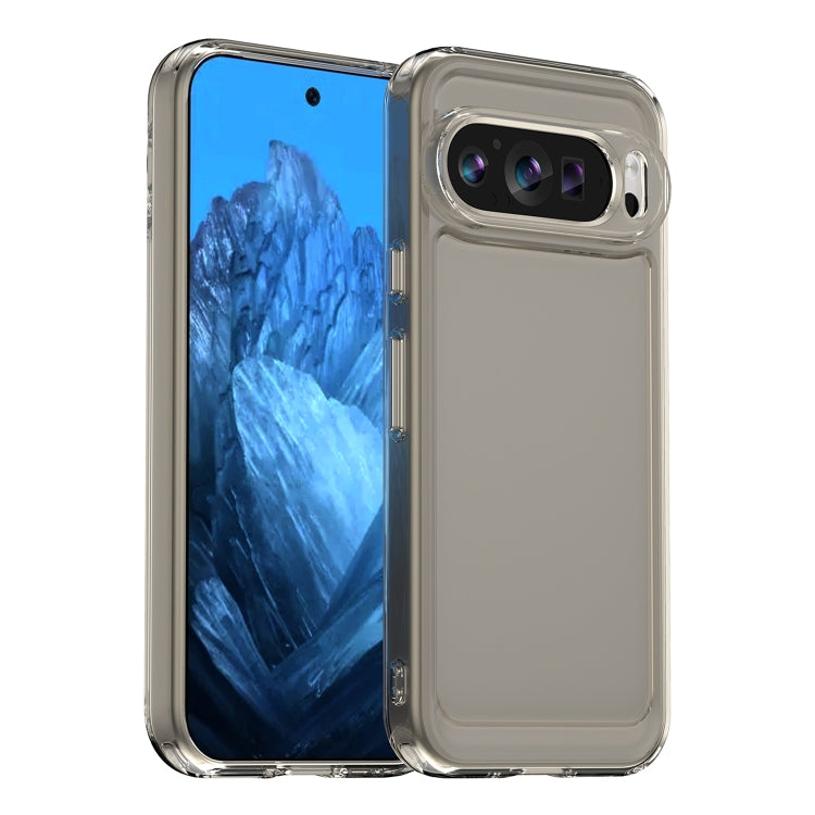 For Google Pixel 9 Candy Series TPU Phone Case(Transparent Grey) - Google Cases by buy2fix | Online Shopping UK | buy2fix