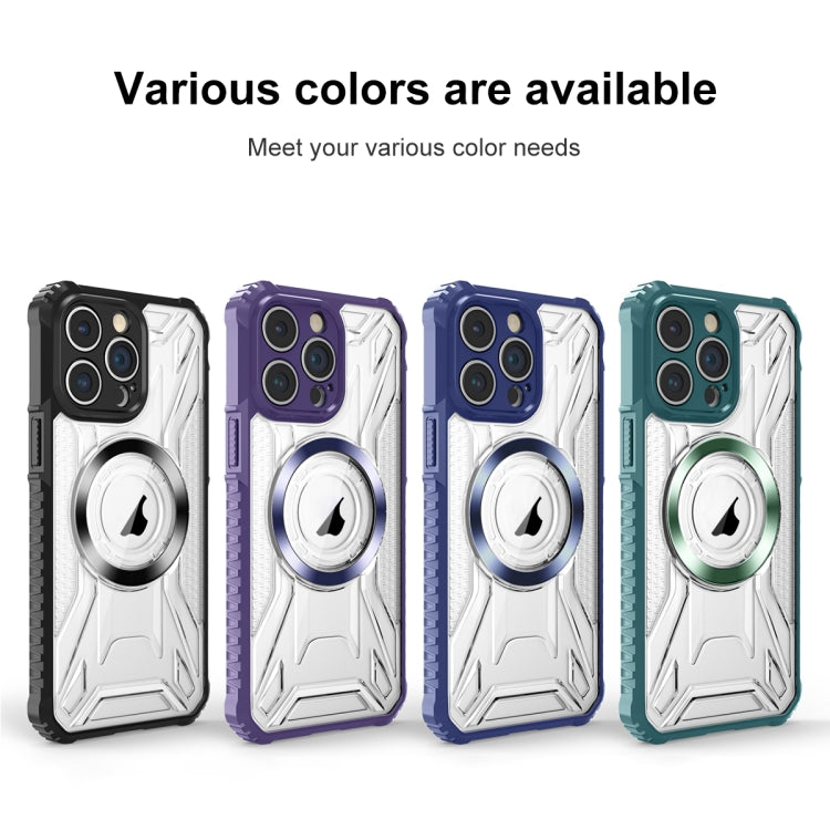 For iPhone 12 Pro CD Texture Magsafe Phone Case(Sapphire) - iPhone 12 / 12 Pro Cases by buy2fix | Online Shopping UK | buy2fix