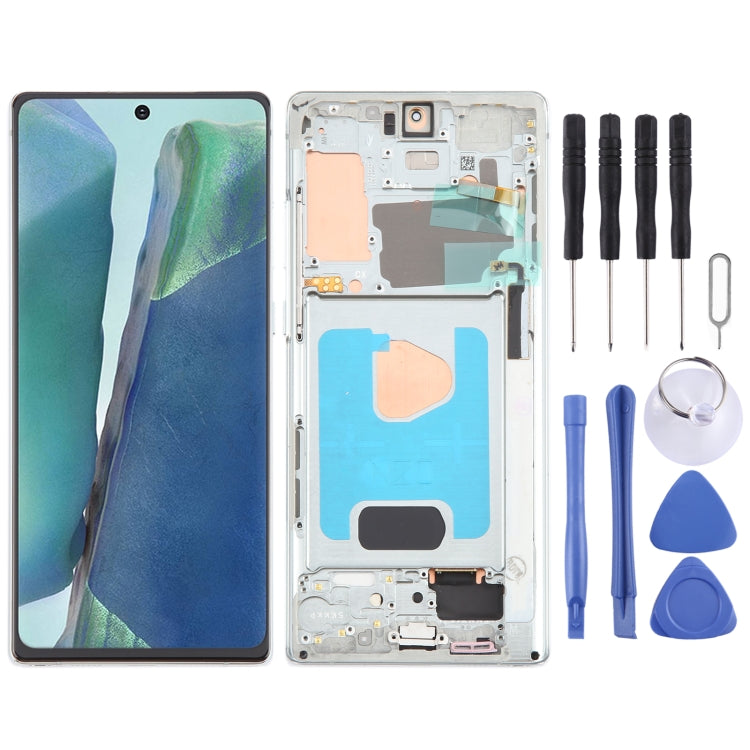 For Samsung Galaxy Note20 SM-N980 6.67 inch OLED LCD Screen Digitizer Full Assembly with Frame (Green) - Galaxy Note Series Parts by buy2fix | Online Shopping UK | buy2fix