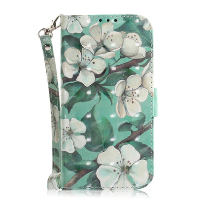 For Samsung Galaxy S24+ 5G 3D Colored Horizontal Flip Leather Phone Case(Watercolor Flower) - Galaxy S24+ 5G Cases by buy2fix | Online Shopping UK | buy2fix