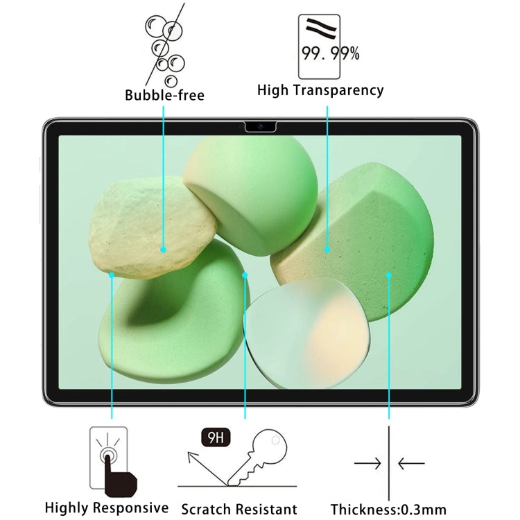 For DOOGEE T10 10.1 2pcs 9H 0.3mm Explosion-proof Tempered Glass Film - Others by buy2fix | Online Shopping UK | buy2fix