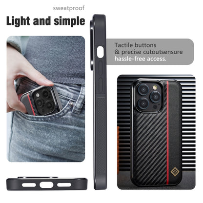 For Samsung Galaxy Note20 Ultra LC.IMEEKE 3 in 1 Carbon Fiber Texture Shockproof Phone Case(Black) - Galaxy Note20 Ultra Cases by LC.IMEEKE | Online Shopping UK | buy2fix