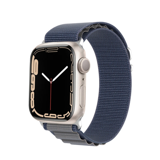 For Apple Watch Series 6 40mm DUX DUCIS GS Series Nylon Loop Watch Band(Blue) - Watch Bands by DUX DUCIS | Online Shopping UK | buy2fix