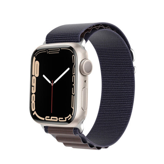 For Apple Watch Series 2 42mm DUX DUCIS GS Series Nylon Loop Watch Band(Indigo Blue) - Watch Bands by DUX DUCIS | Online Shopping UK | buy2fix