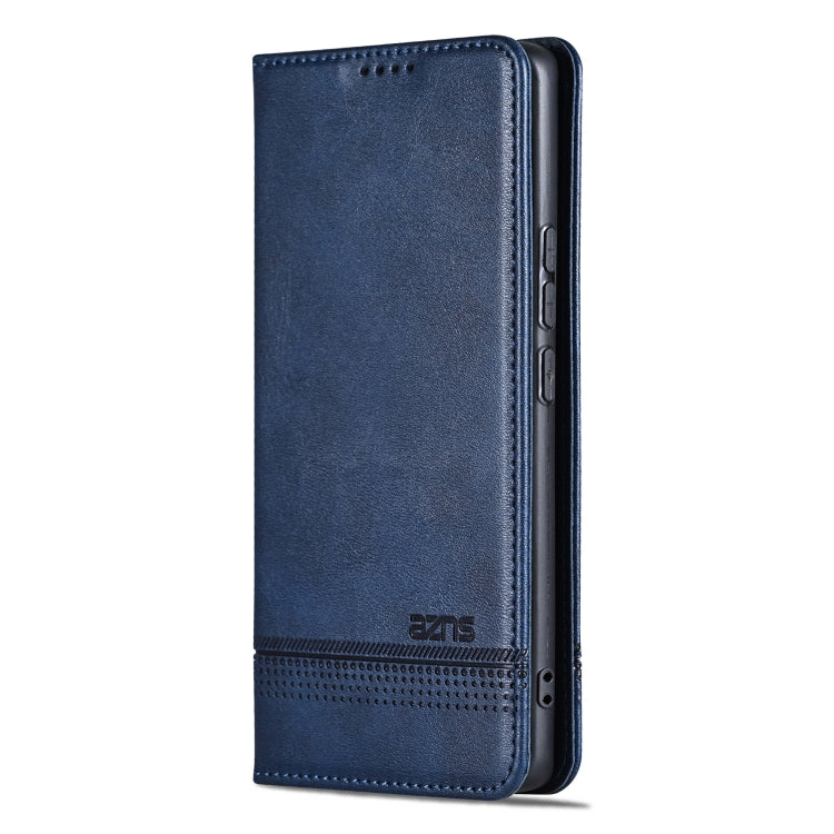 For Samsung Galaxy S24+ 5G AZNS Magnetic Calf Texture Flip Leather Phone Case(Dark Blue) - Galaxy S24+ 5G Cases by AZNS | Online Shopping UK | buy2fix