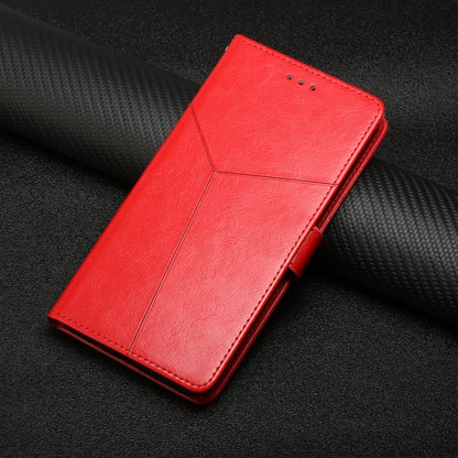 For Google Pixel 9 Pro XL Y-shaped Pattern Flip Leather Phone Case(Red) - Google Cases by buy2fix | Online Shopping UK | buy2fix