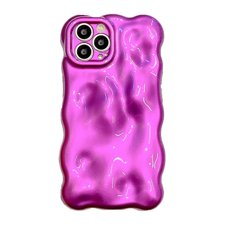 For iPhone 16 Pro Max Wave Bubbles TPU Phone Case(Purple) - iPhone 16 Pro Max Cases by buy2fix | Online Shopping UK | buy2fix