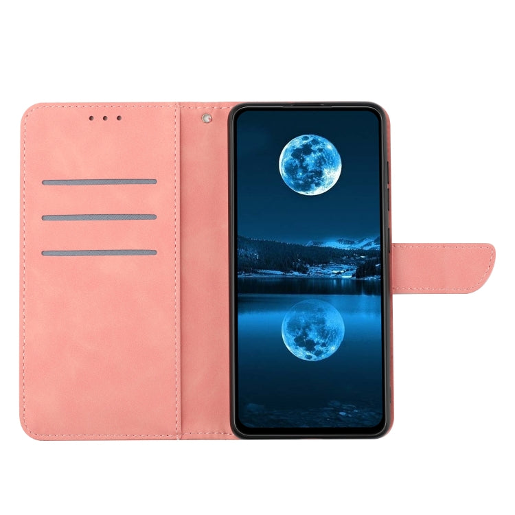 For Google Pixel 9 Pro Stitching Embossed Leather Phone Case(Pink) - Google Cases by buy2fix | Online Shopping UK | buy2fix