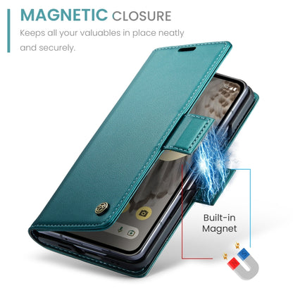 For Google Pixel Fold CaseMe 023 Butterfly Buckle Litchi Texture RFID Anti-theft Leather Phone Case(Pearly Blue) - Google Cases by CaseMe | Online Shopping UK | buy2fix