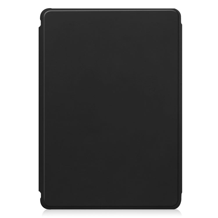 For Samsung Galaxy Tab S9+ 360 Rotation Transparent Smart Leather Case with Keyboard(Black) - Galaxy Tab S9+ Cases by buy2fix | Online Shopping UK | buy2fix