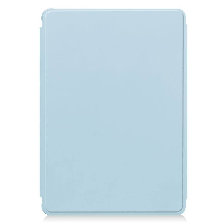 For Samsung Galaxy Tab S9 360 Rotation Transparent Smart Leather Case(Sky Blue) - Galaxy Tab S9 Cases by buy2fix | Online Shopping UK | buy2fix