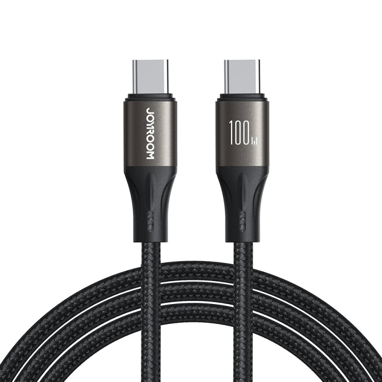 JOYROOM SA25-CC5 100W USB-C/Type-C to USB-C/Type-C Fast Charge Data Cable, Length:2m(Black) - USB-C & Type-C Cable by JOYROOM | Online Shopping UK | buy2fix