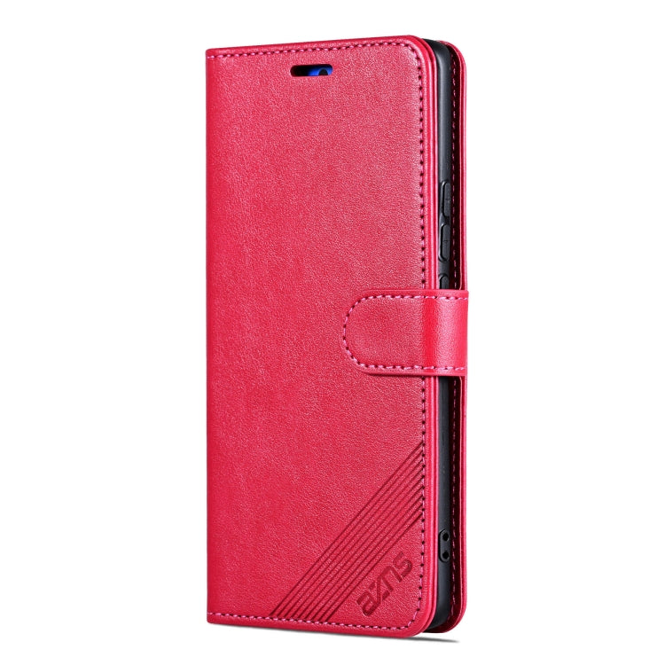 For OPPO Find X8 AZNS Sheepskin Texture Flip Leather Phone Case(Red) - Find X8 Cases by AZNS | Online Shopping UK | buy2fix