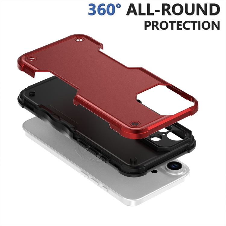 For iPhone 16 Non-slip Shockproof Armor Phone Case(Pink) - iPhone 16 Cases by buy2fix | Online Shopping UK | buy2fix