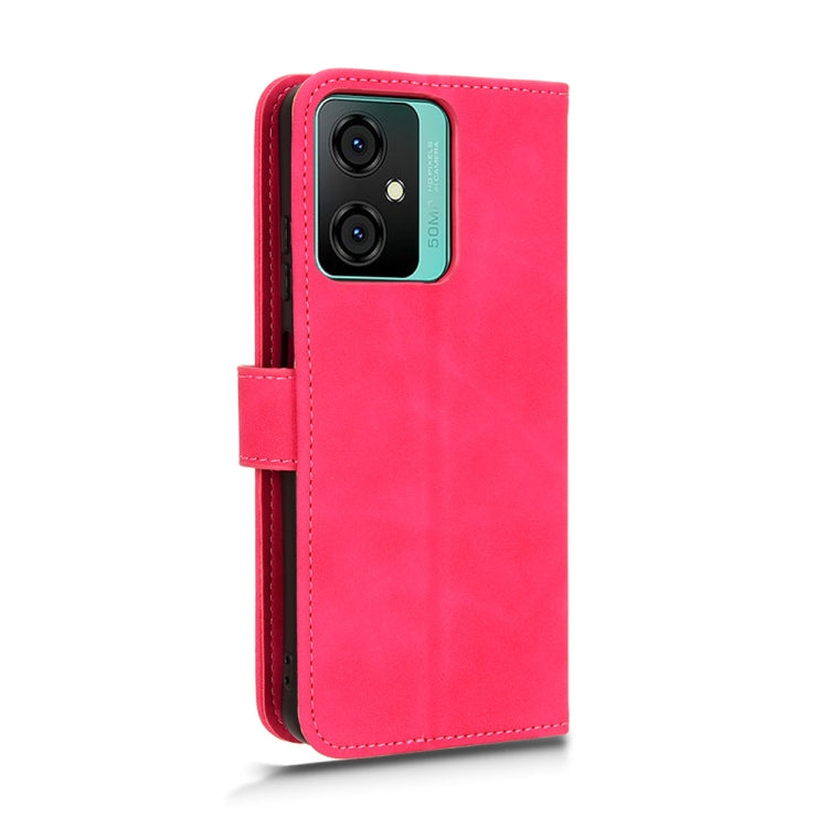 For Blackview OSCAL C70 Skin Feel Magnetic Flip Leather Phone Case(Rose Red) - More Brand by buy2fix | Online Shopping UK | buy2fix