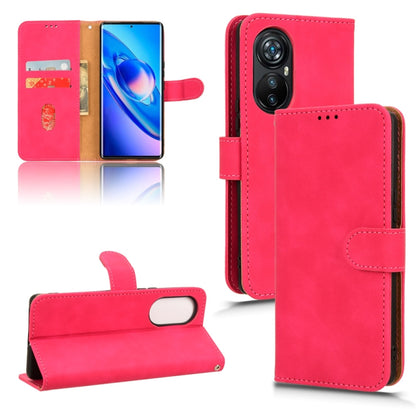 For Blackview A200 Pro Skin Feel Magnetic Flip Leather Phone Case(Rose Red) - More Brand by buy2fix | Online Shopping UK | buy2fix