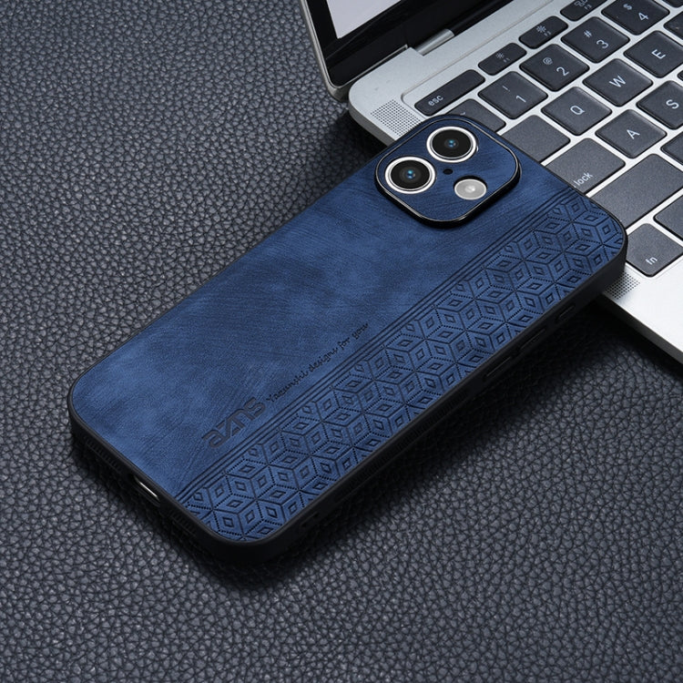 For iPhone 16 Plus AZNS 3D Embossed Skin Feel Phone Case(Sapphire Blue) - iPhone 16 Plus Cases by AZNS | Online Shopping UK | buy2fix