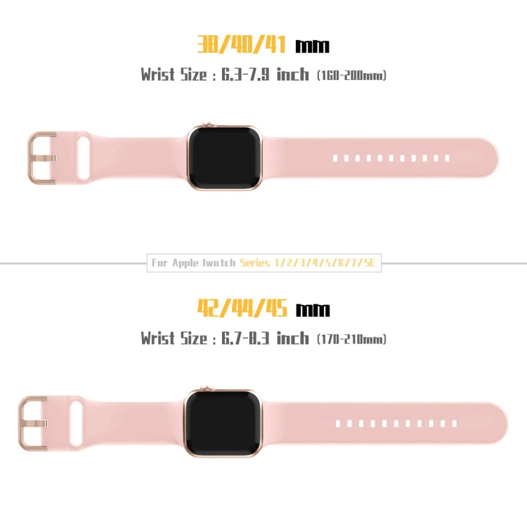 For Apple Watch Ultra 49mm Pin Buckle Silicone Watch Band(Pink) - Watch Bands by buy2fix | Online Shopping UK | buy2fix