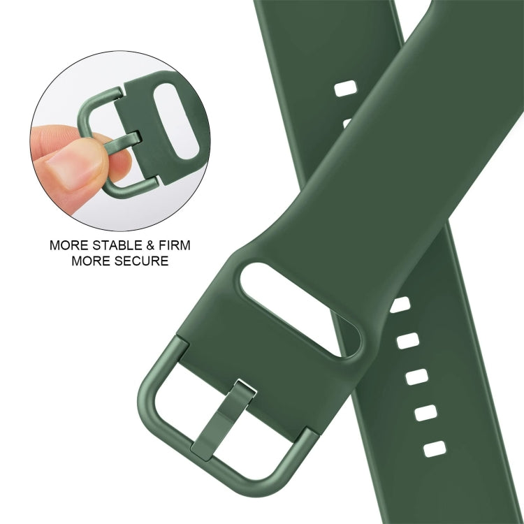 For Apple Watch 42mm Pin Buckle Silicone Watch Band(Clover) - Watch Bands by buy2fix | Online Shopping UK | buy2fix