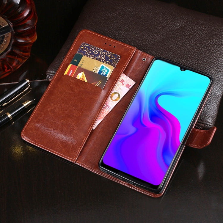 For Blackview A80 idewei Crazy Horse Texture Horizontal Flip Leather Case with Holder & Card Slots & Wallet(Rose Red) - More Brand by idewei | Online Shopping UK | buy2fix