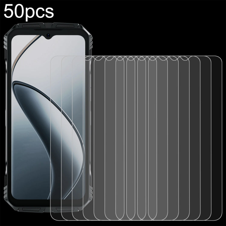 For DOOGEE S118 50pcs 0.26mm 9H 2.5D Tempered Glass Film - For Doogee by buy2fix | Online Shopping UK | buy2fix