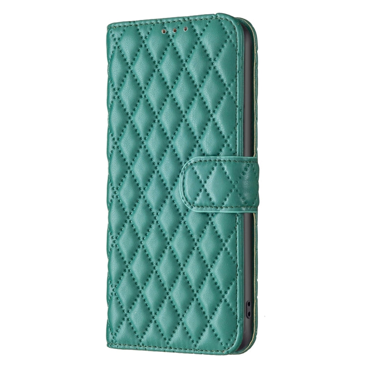 For Honor 90 Lite/X50i Diamond Lattice Wallet Flip Leather Phone Case(Green) - Honor Cases by buy2fix | Online Shopping UK | buy2fix