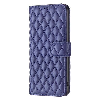 For Honor 200 Lite Global Diamond Lattice Wallet Flip Leather Phone Case(Blue) - Honor Cases by buy2fix | Online Shopping UK | buy2fix