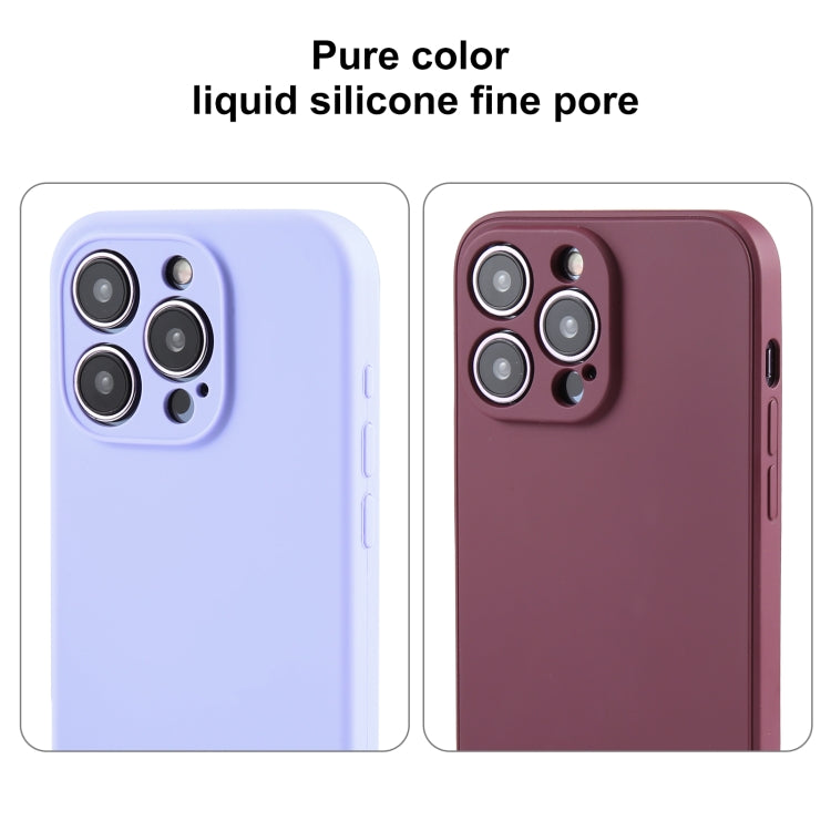 For iPhone 16 Plus Pure Color Liquid Silicone Fine Pore Phone Case(Pine Forest Green) - iPhone 16 Plus Cases by buy2fix | Online Shopping UK | buy2fix