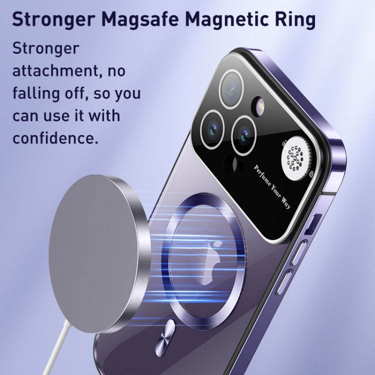 For iPhone 13 Aromatherapy MagSafe Magnetic Phone Case(Sierra Blue) - iPhone 13 Cases by buy2fix | Online Shopping UK | buy2fix