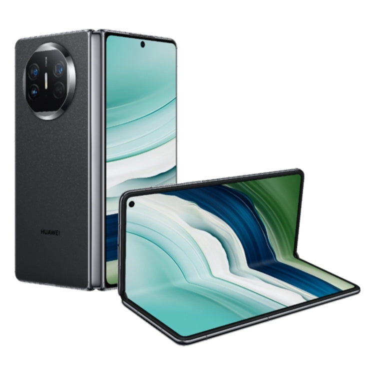 HUAWEI Mate X5, 16GB+512GB Collector Edition, 7.85 inch + 6.4 inch HarmonyOS 4.0.0 Kirin 9000S 7nm Octa-Core 2.16GHz, OTG, NFC, Not Support Google Play(Black) - Huawei Mate & P by Huawei | Online Shopping UK | buy2fix