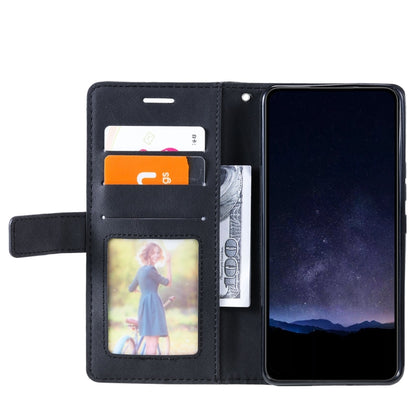 For Google Pixel 9 Pro Skin Feel Splicing Leather Phone Case(Black) - Google Cases by buy2fix | Online Shopping UK | buy2fix