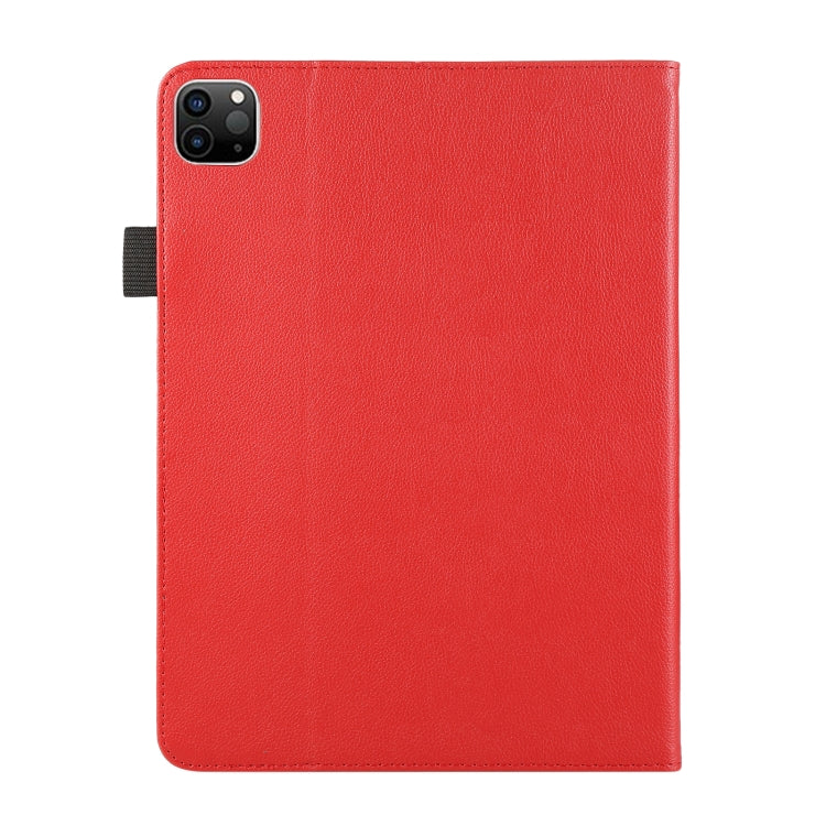 For iPad Pro 11 2024 Litchi Texture Leather Sucker Tablet Case(Red) - iPad Pro 11 2024 Cases by buy2fix | Online Shopping UK | buy2fix