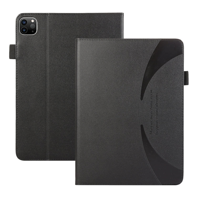 For iPad Pro 11 2024 Litchi Texture Leather Sucker Tablet Case(Black) - iPad Pro 11 2024 Cases by buy2fix | Online Shopping UK | buy2fix