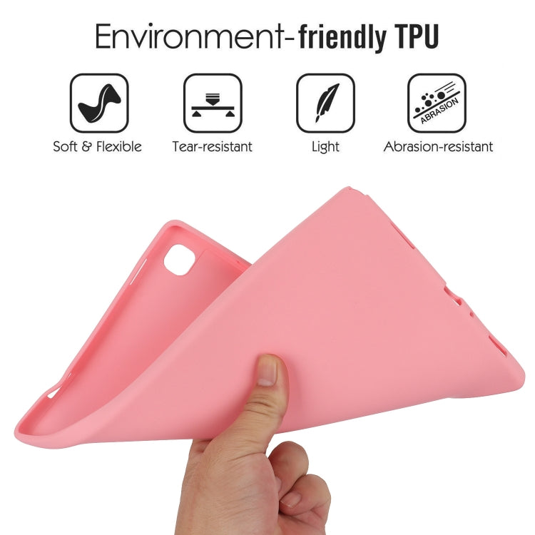 For Samsung Galaxy Tab S9 Oil Spray Skin-friendly TPU Tablet Case(Pink) - Galaxy Tab S9 Cases by buy2fix | Online Shopping UK | buy2fix