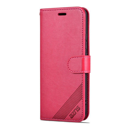 For Xiaomi 14 AZNS Sheepskin Texture Flip Leather Phone Case(Red) - 14 Cases by AZNS | Online Shopping UK | buy2fix