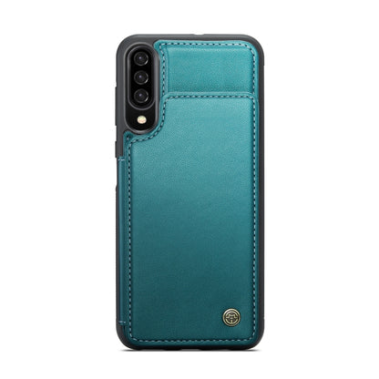 For Samsung Galaxy A30s/A50s/A50 CaseMe C22 Card Slots Holder RFID Anti-theft Phone Case(Blue Green) - Galaxy Phone Cases by CaseMe | Online Shopping UK | buy2fix