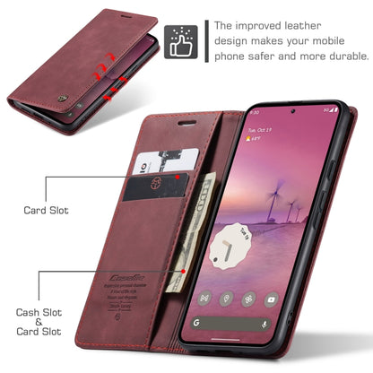 For Google Pixel 9 Pro XL CaseMe 013 Multifunctional Horizontal Flip Leather Phone Case(Wine Red) - Google Cases by CaseMe | Online Shopping UK | buy2fix