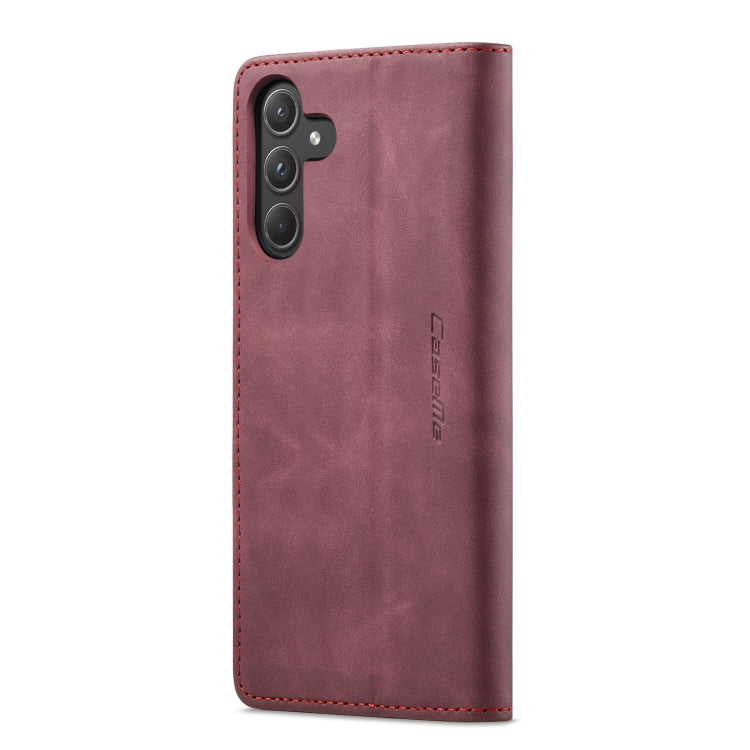 For Samsung Galaxy A55 5G CaseMe 013 Multifunctional Horizontal Flip Leather Phone Case(Wine Red) - Galaxy Phone Cases by CaseMe | Online Shopping UK | buy2fix