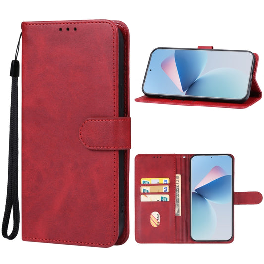 For Meizu 21 Note Leather Phone Case(Red) - Meizu by buy2fix | Online Shopping UK | buy2fix