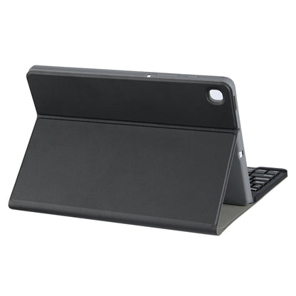 For Samsung Galaxy Tab S9 FE+ Square Cap Bluetooth Keyboard Leather Case with Pen Slot(Black) - Samsung Keyboard by buy2fix | Online Shopping UK | buy2fix