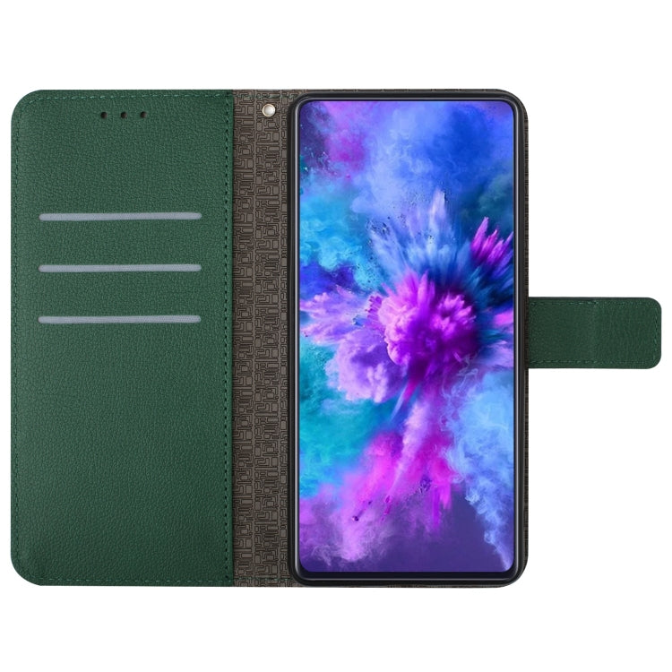 For Google Pixel 9 Pro Rhombic Grid Texture Leather Phone Case(Green) - Google Cases by buy2fix | Online Shopping UK | buy2fix