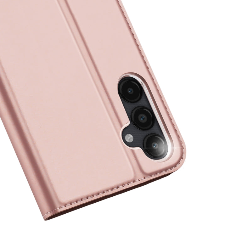 For Samsung Galaxy A15 5G / 4G DUX DUCIS Skin Pro Series Flip Leather Phone Case(Pink) - Galaxy Phone Cases by DUX DUCIS | Online Shopping UK | buy2fix