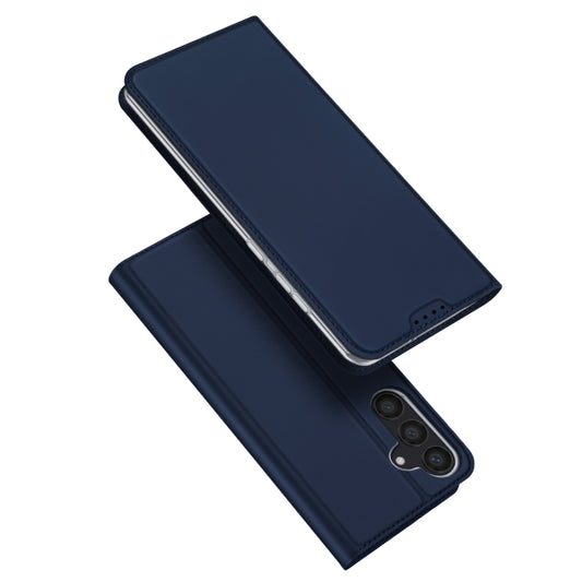 For Samsung Galaxy S24 5G DUX DUCIS Skin Pro Series Flip Leather Phone Case(Blue) - Galaxy S24 5G Cases by DUX DUCIS | Online Shopping UK | buy2fix