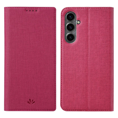 For Samsung Galaxy S23 FE 5G ViLi DMX Series TPU + PU Leather Magnetic Phone Case(Rose Red) - Galaxy S23 FE 5G Cases by ViLi | Online Shopping UK | buy2fix