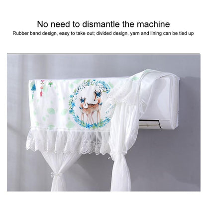 Do Not Take Dust-proof And Anti Direct Blowing Simple Wind Hanging Machine Air Conditioner Moon Cover, Size:Width 86 × Thickness 20 × Height 90cm(Shadow Of The Trees) - Dust Covers by buy2fix | Online Shopping UK | buy2fix