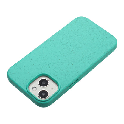 For iPhone 13 Wheat MagSafe Magnetic Straw Material + TPU Phone Case(Green) - iPhone 13 Cases by buy2fix | Online Shopping UK | buy2fix