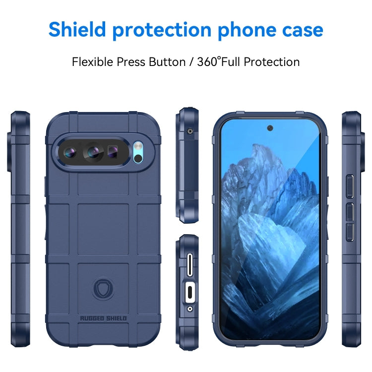 For Google Pixel 9 Full Coverage Shockproof TPU Phone Case(Blue) - Google Cases by buy2fix | Online Shopping UK | buy2fix